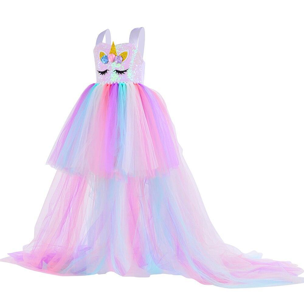 Unicorn Costume With Train - My Fancy Dress Box