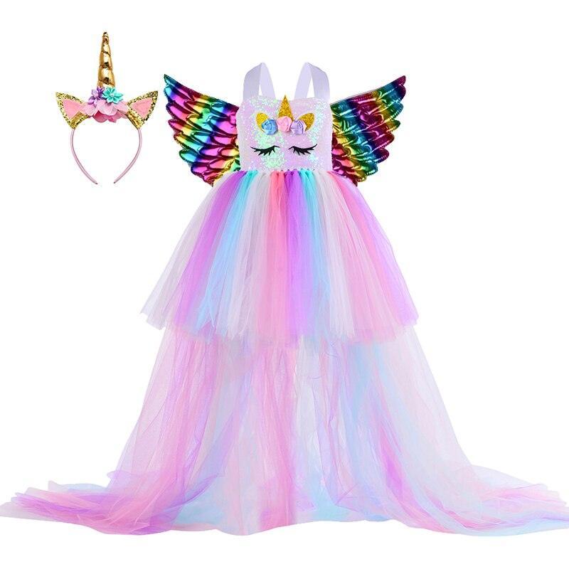 Unicorn Costume With Train - My Fancy Dress Box