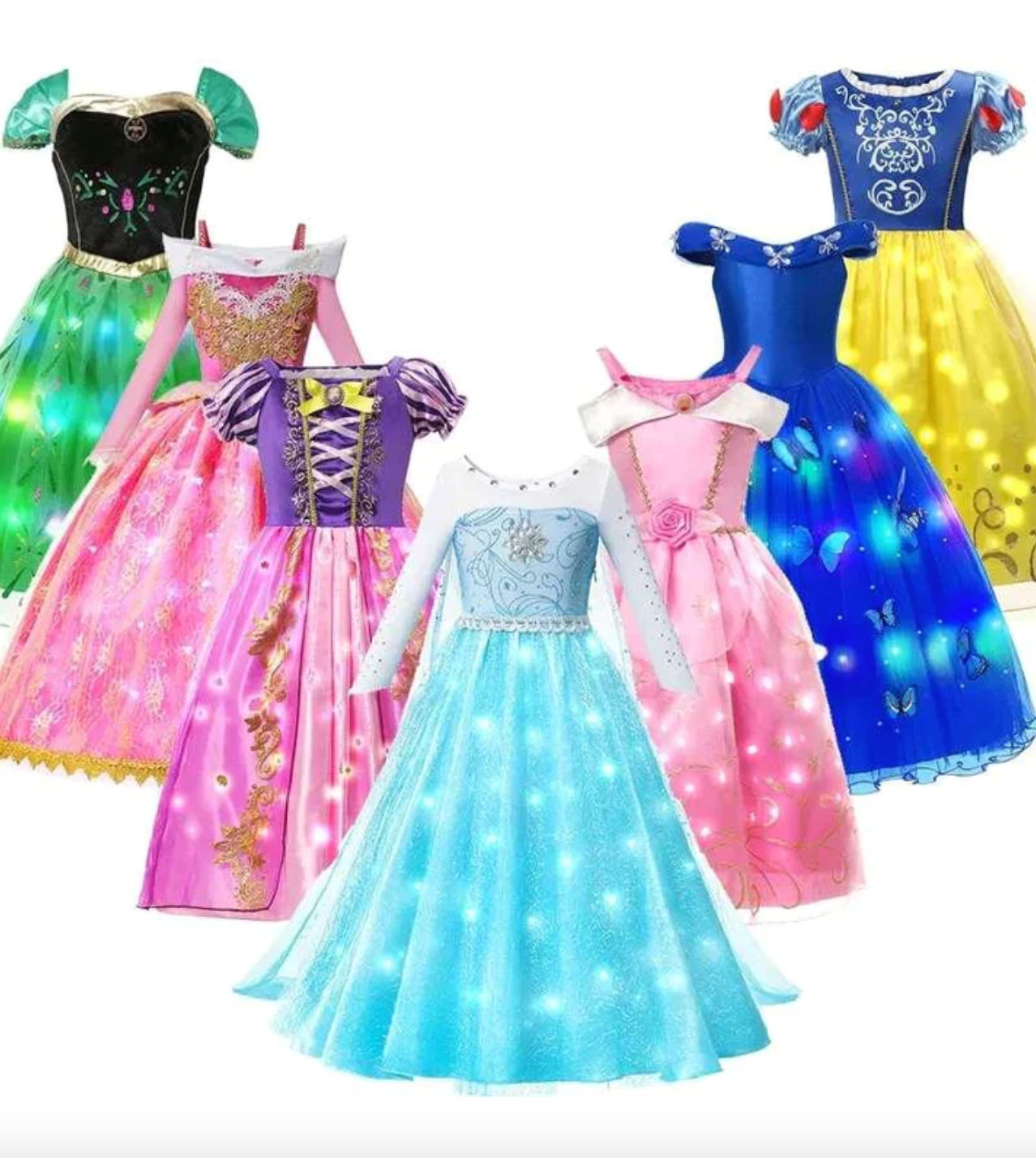 Light Up Princess Dresses on My Fancy Dress Box