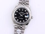 DATEJUST 41MM STAINLESS STEEL DIAMOND NUMERALS