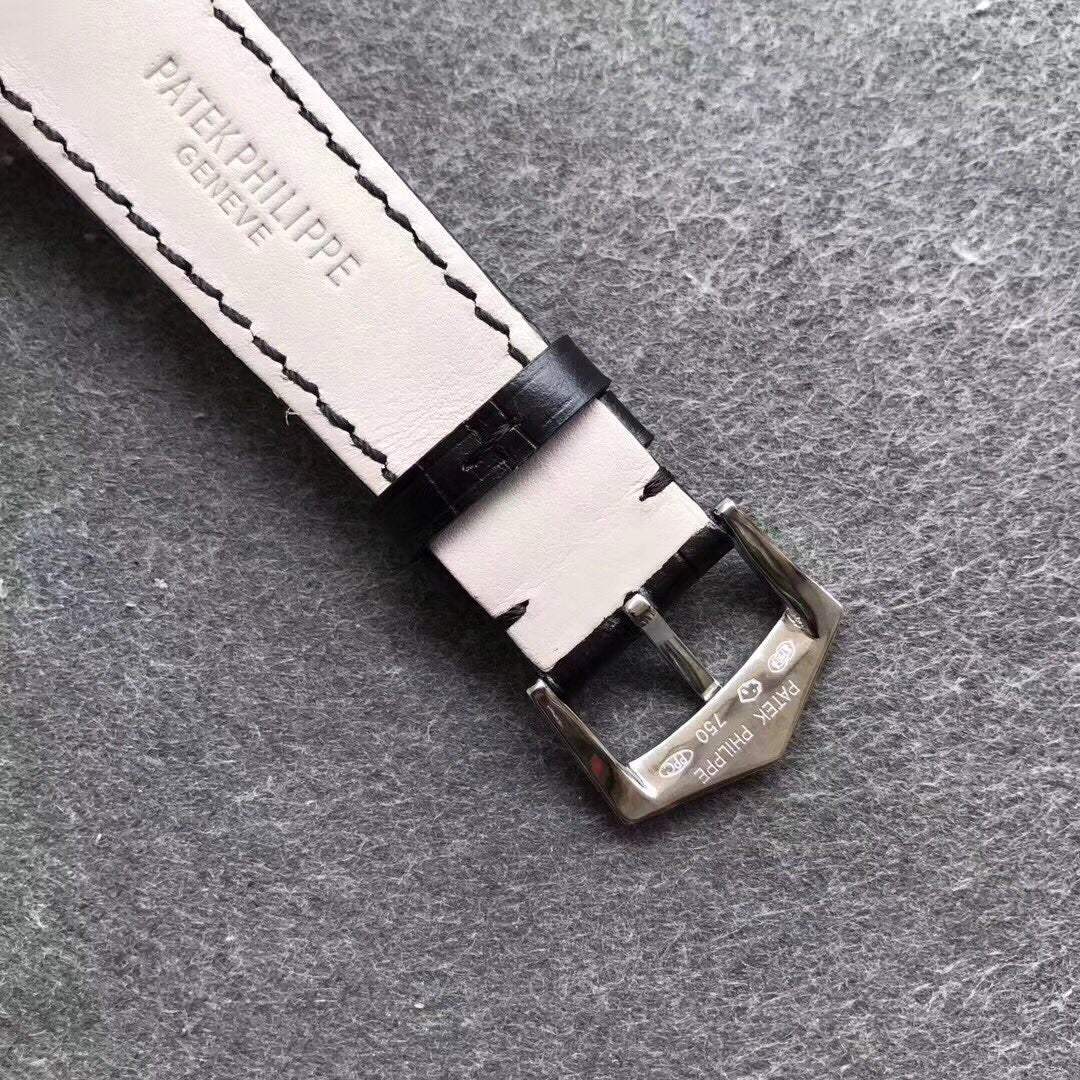 PATEK ANNUAL CALENDAR STEEL CASE BLACK DIAL