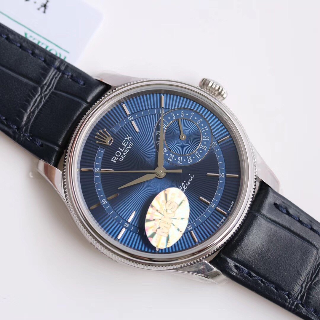 CELLINI DATE WHITE GOLD BLUE DIAL