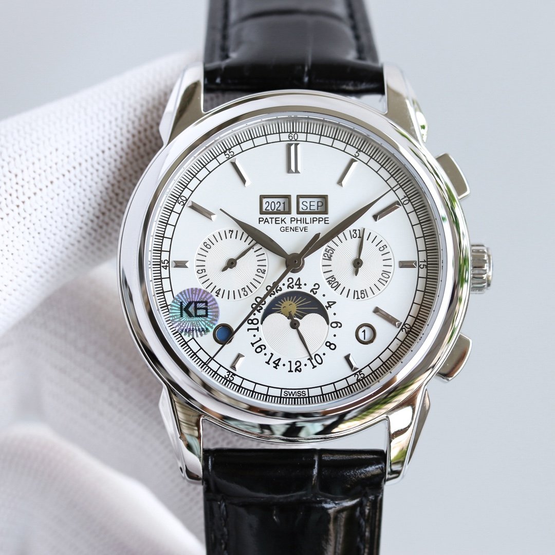 PATEK GRAND COMPLICATION STAINLESS STEEL WHITE DIAL