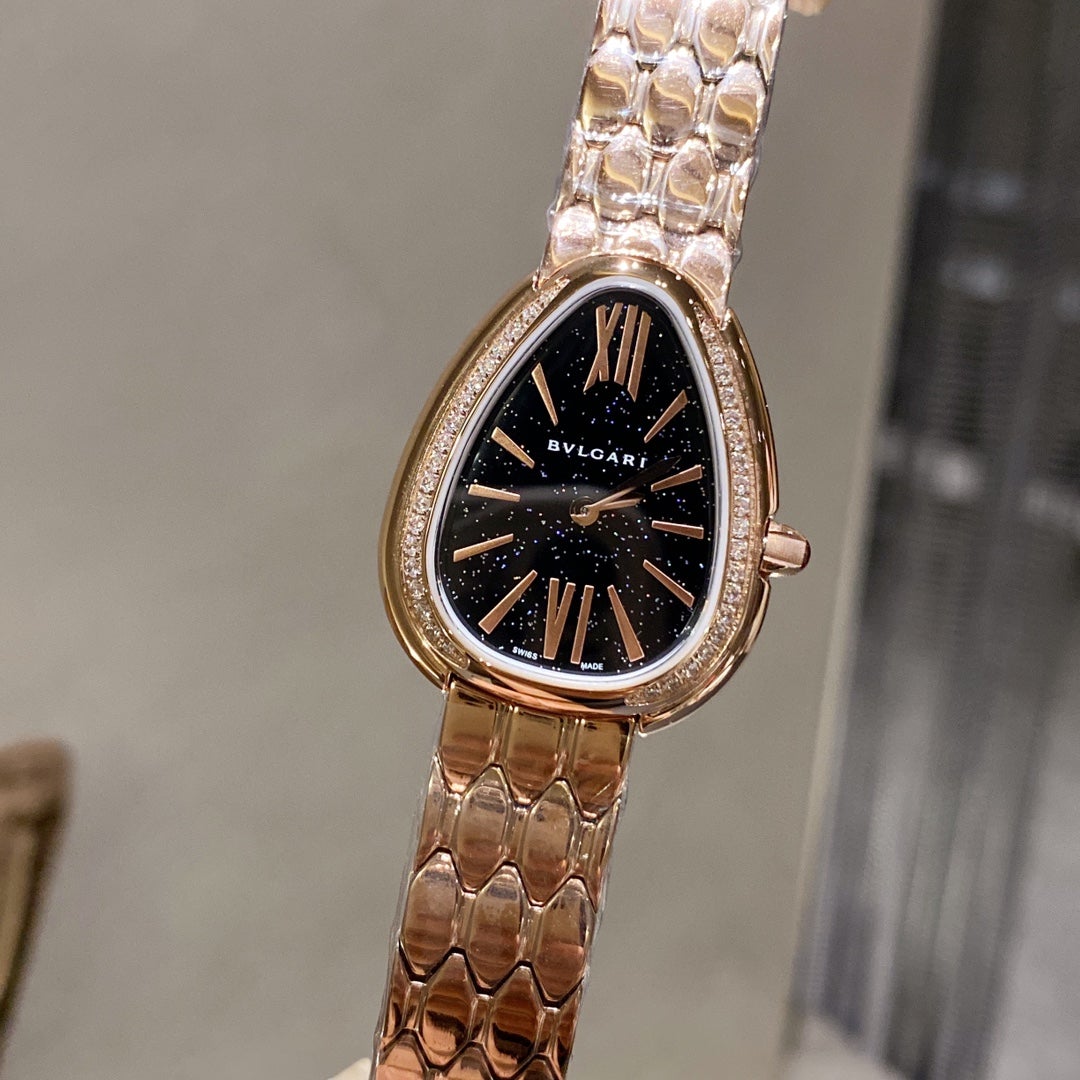 SERPENTI SEDUTTORI QUARTZ 33MM DIAMOND BEZEL
