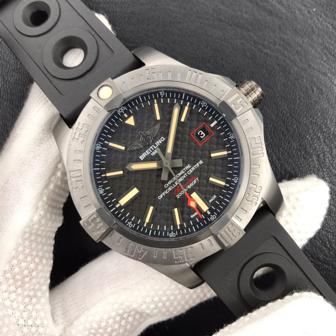 AVENGER BLACKBIRD 44MM TITANIUM BLACK DIAL