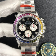 DAYTONA WHITE GOLD CUSTOM RAINBOW 116520
