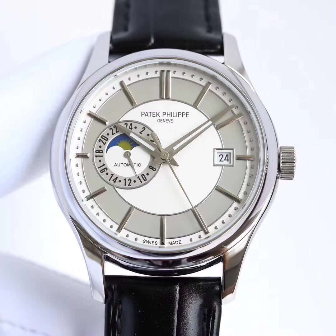 PATEK COMPLICATIONS MOONPHASE STAINLESS STEEL