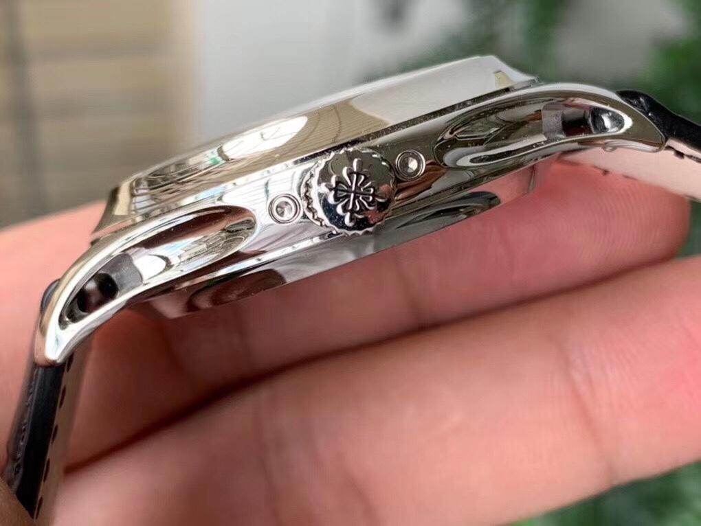 PATEK ANNUAL CALENDAR WHITE GOLD BLUE DIAL