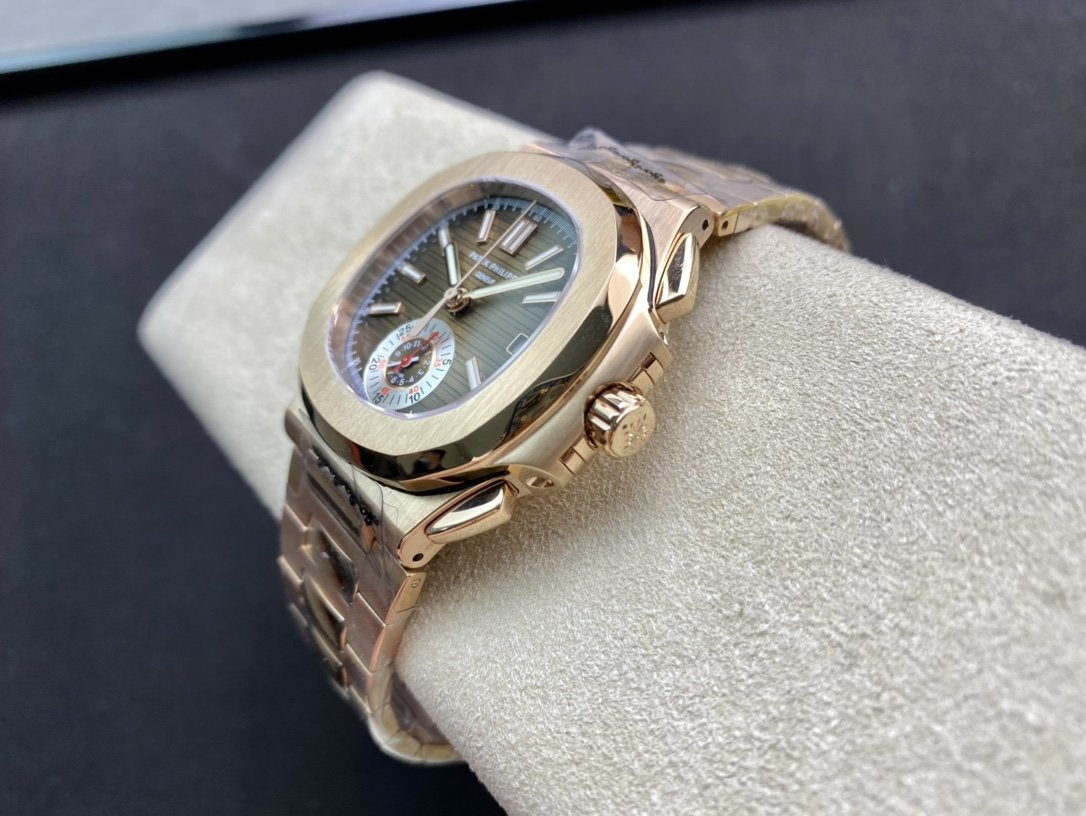 PATEK NAUTILUS 5980/1R-001 CHRONOGRAPH BROWN DIAL