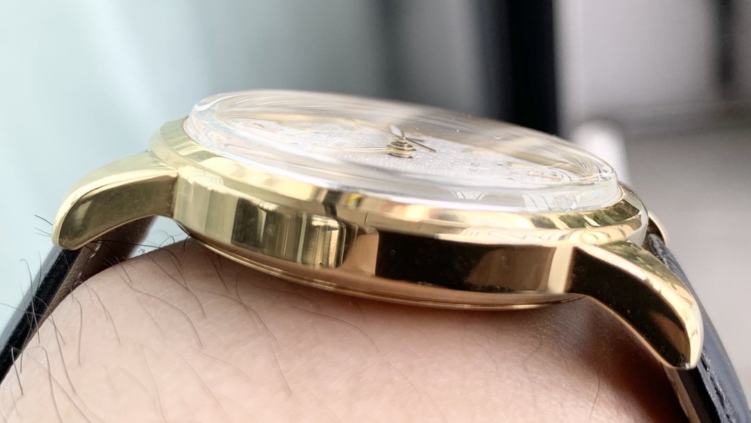 PATEK CALATRAVA 40 GOLD CASE BLACK DIAL