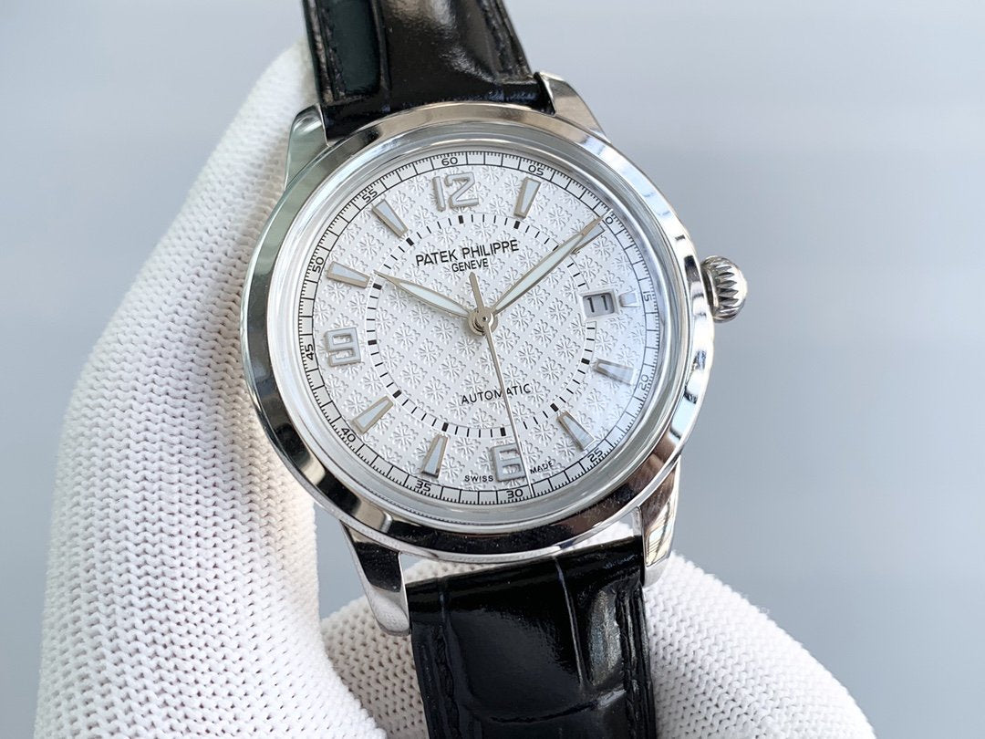 PATEK CALATRAVA 40 STEEL CASE WHITE DIAL
