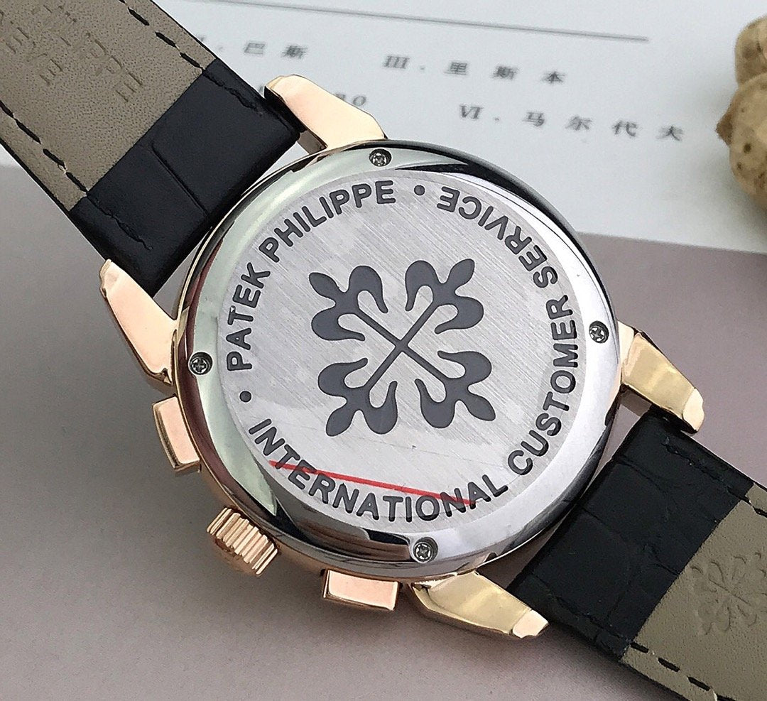 PATEK COMPLICATIONS QUARTZ 43MMANNUAL CALENDAR ROSE GOLD