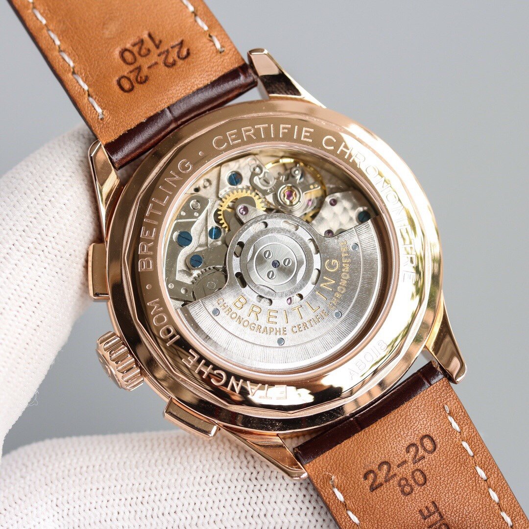 PREMIER B01 CHRONOGRAPH 42MM ROSE GOLD GREY DIAL