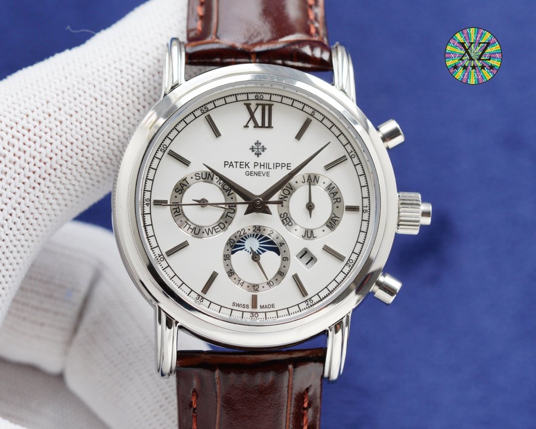 PATEK COMPLICATIONS ANNUAL CALENDAR MOONPHASE 42MM