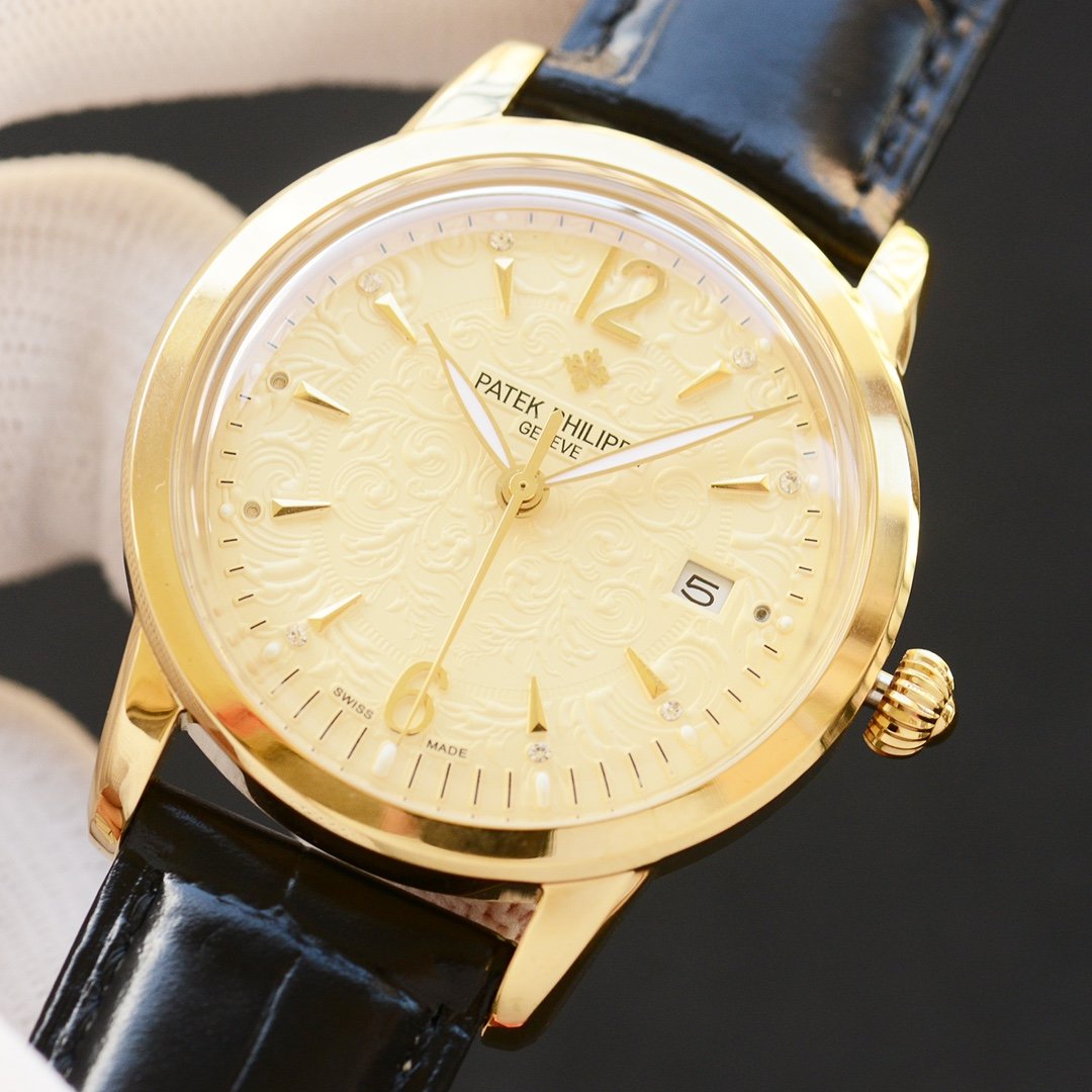 PATEK CALATRAVA 40MM ENGRAVED DIAL