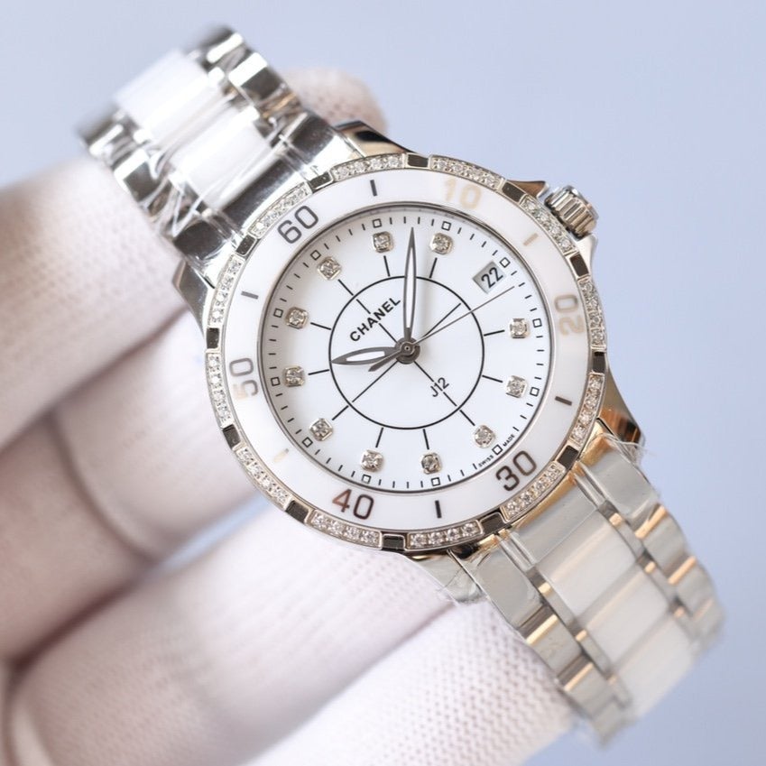 J12 AUTOMATIC TWO-TONE DIAMOND BEZEL