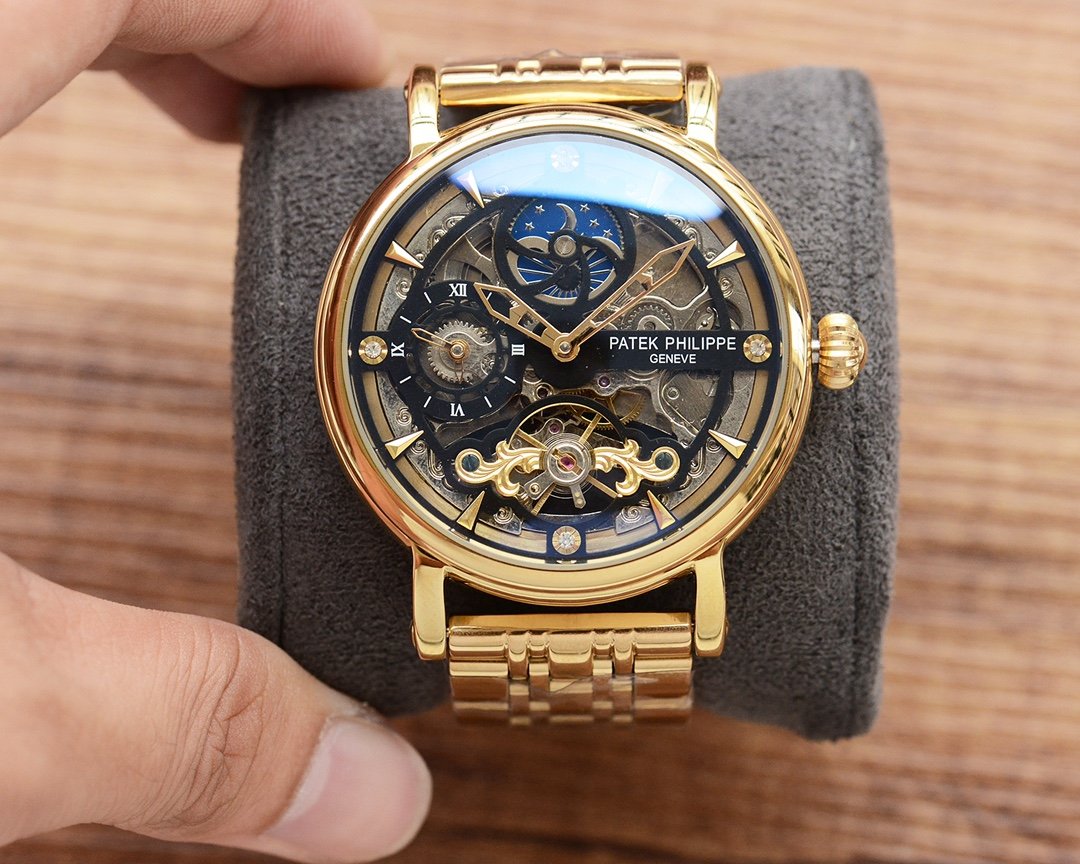 PATEK COMPLICATION 40 MOONPHASE SKELETON DIAL