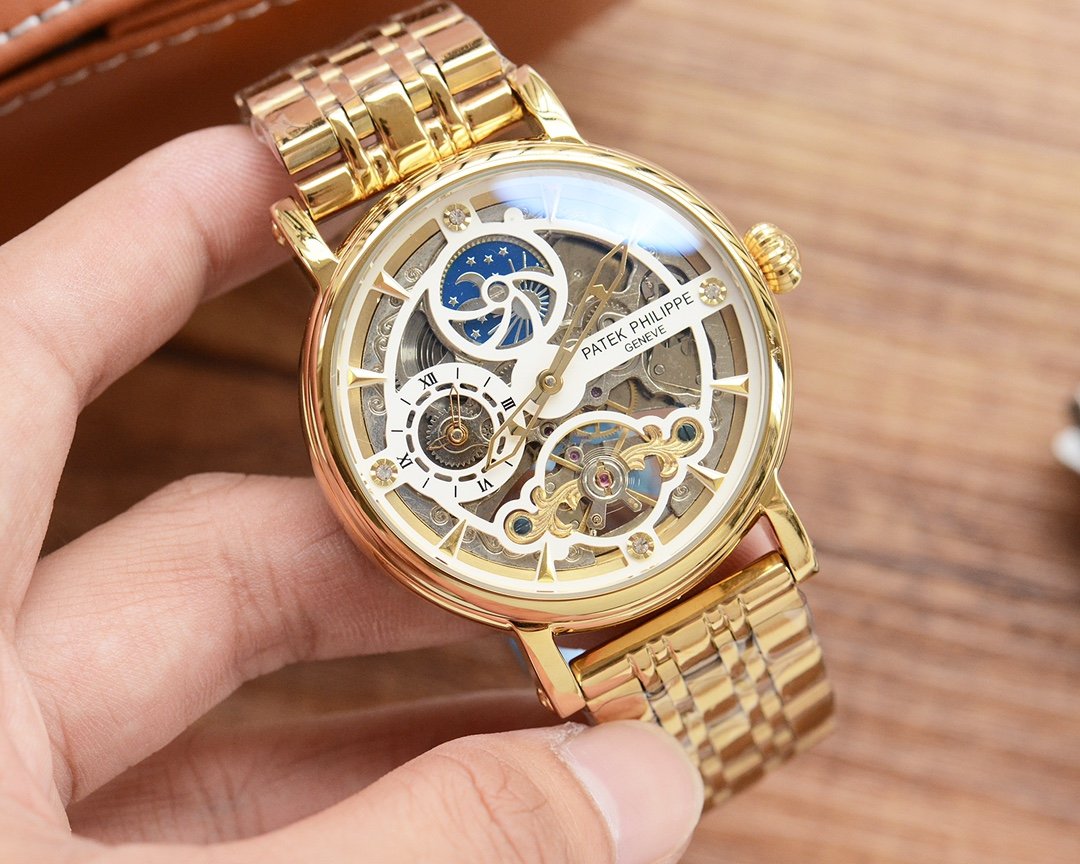 PATEK COMPLICATION 40 MOONPHASE SKELETON DIAL