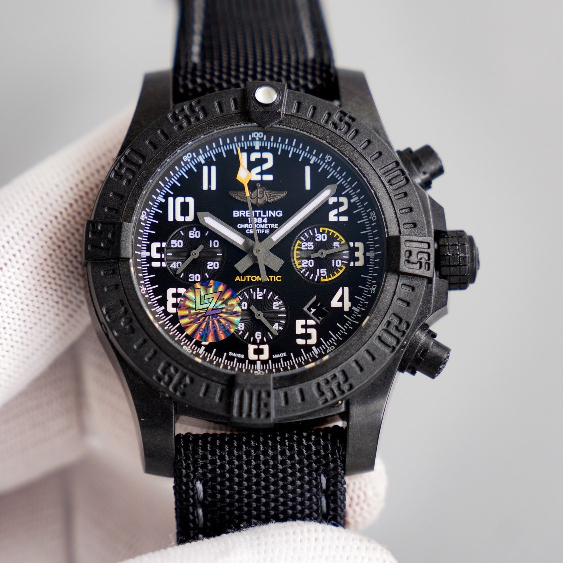 AVENGER HURRICANE 45 CHRONOGRAPH BLACK CASE
