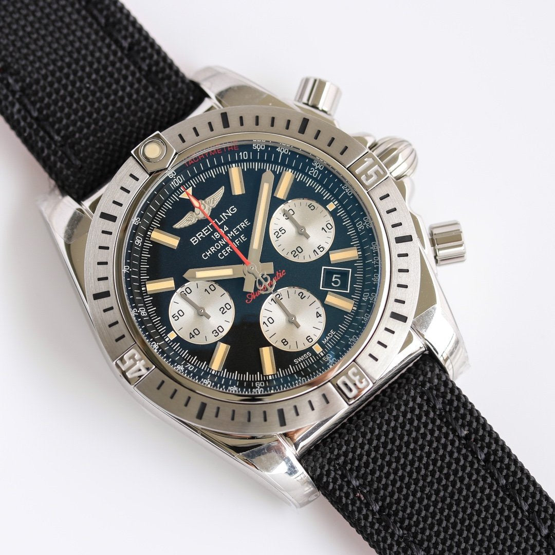 CHRONOMAT 44 AIRBORNE BLACK DIAL TEXTILE