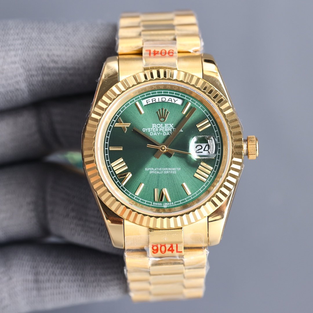 DAY-DATE 40 GOLD CASE JUBILEE BRACELET