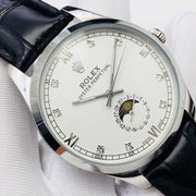 OYSTER PERPETUAL 41 MOONPHASE STEEL CASE WHITE DIAL