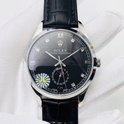 OYSTER PERPETUAL 41 MOONPHASE STEEL CASE BLACK DIAL
