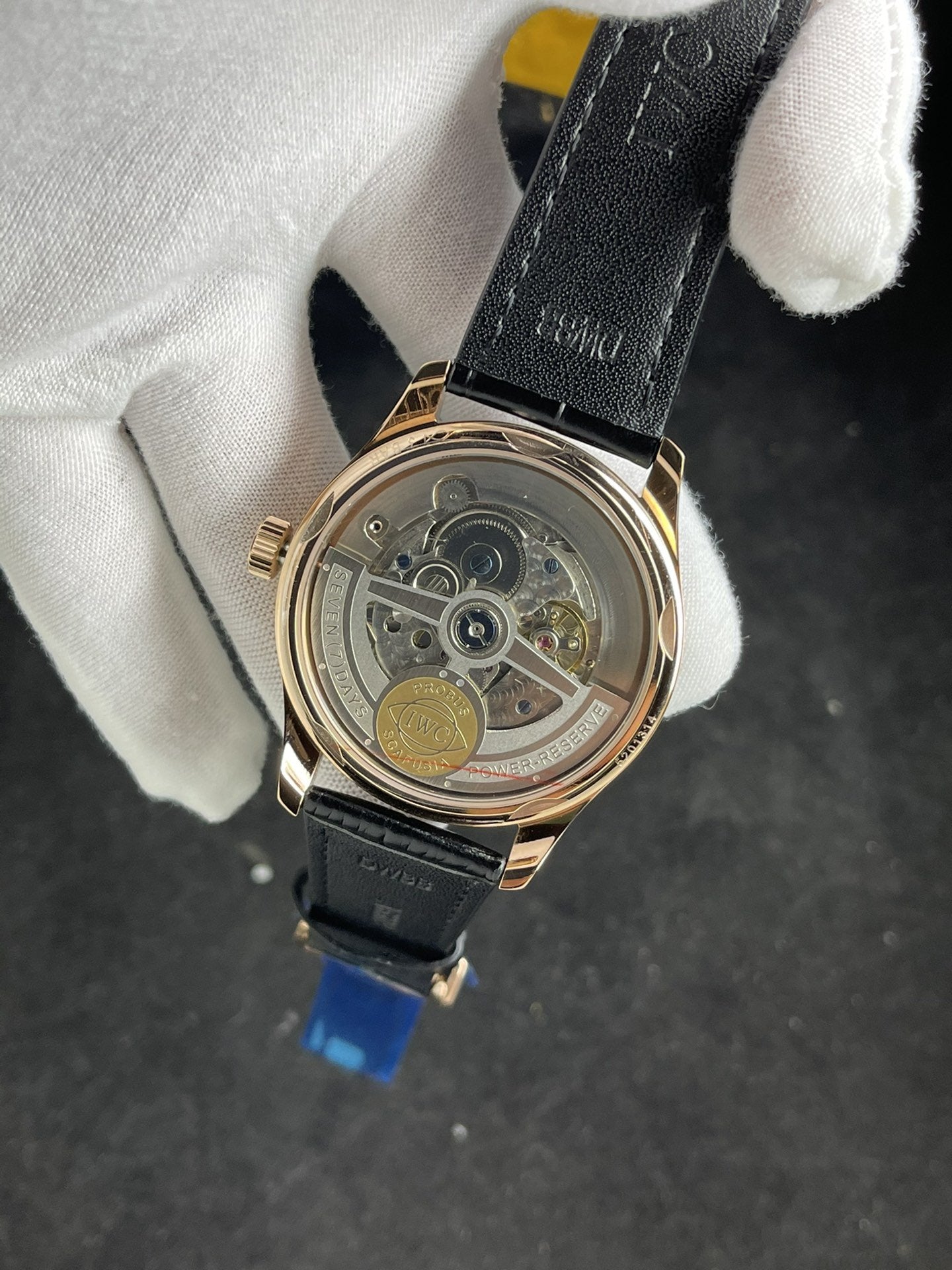 PORTUGUESE 7 DAYS 42MM ROSE GOLD GREY DIAL