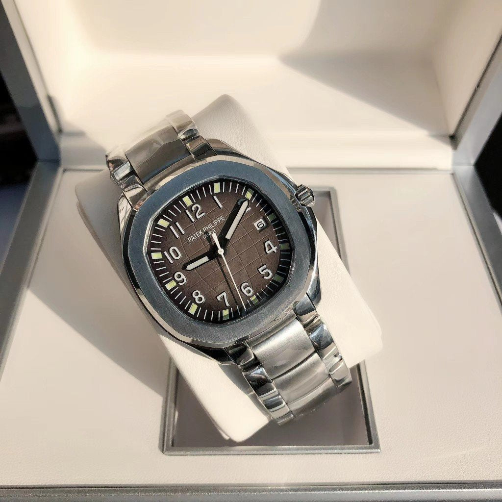 AQUANAUT STAINLESS STEEL BROWN DIAL
