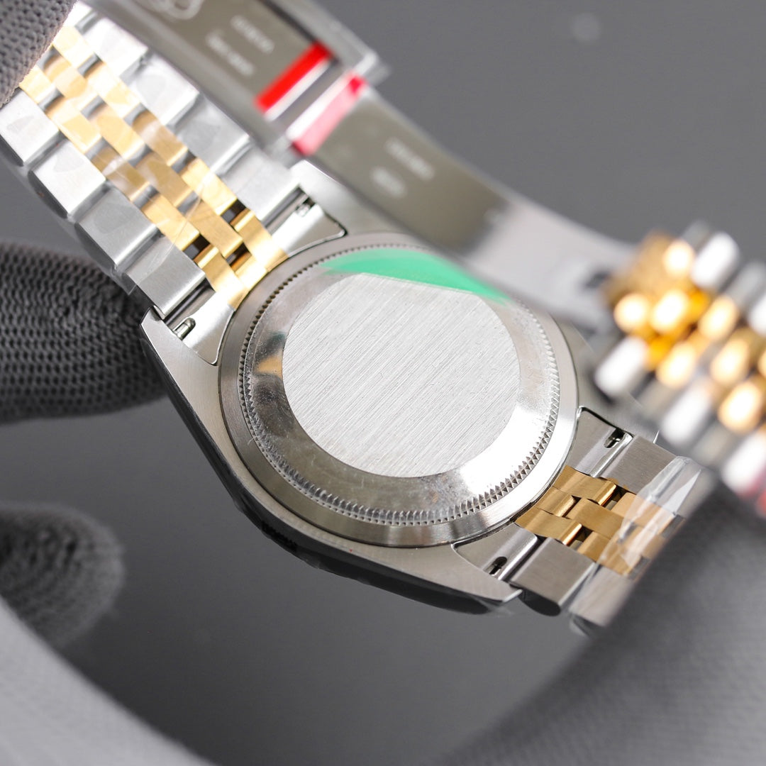 DATEJUST 36MM TWO-TONE BLACK DIAL JUBILEE