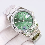 DATEJUST 41MM STEEL CASE GREEN DIAL