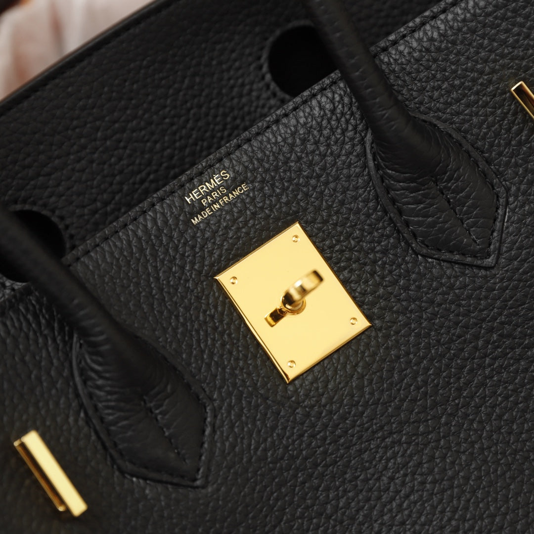 HM BIRKIN BAG 30 BLACK TOGO LEATHER