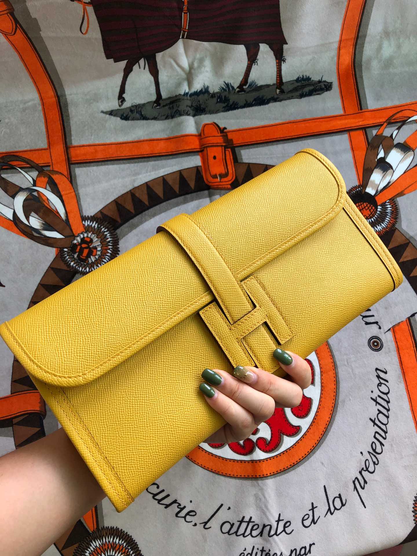 HM Jige 29 Yellow Epsom 229069