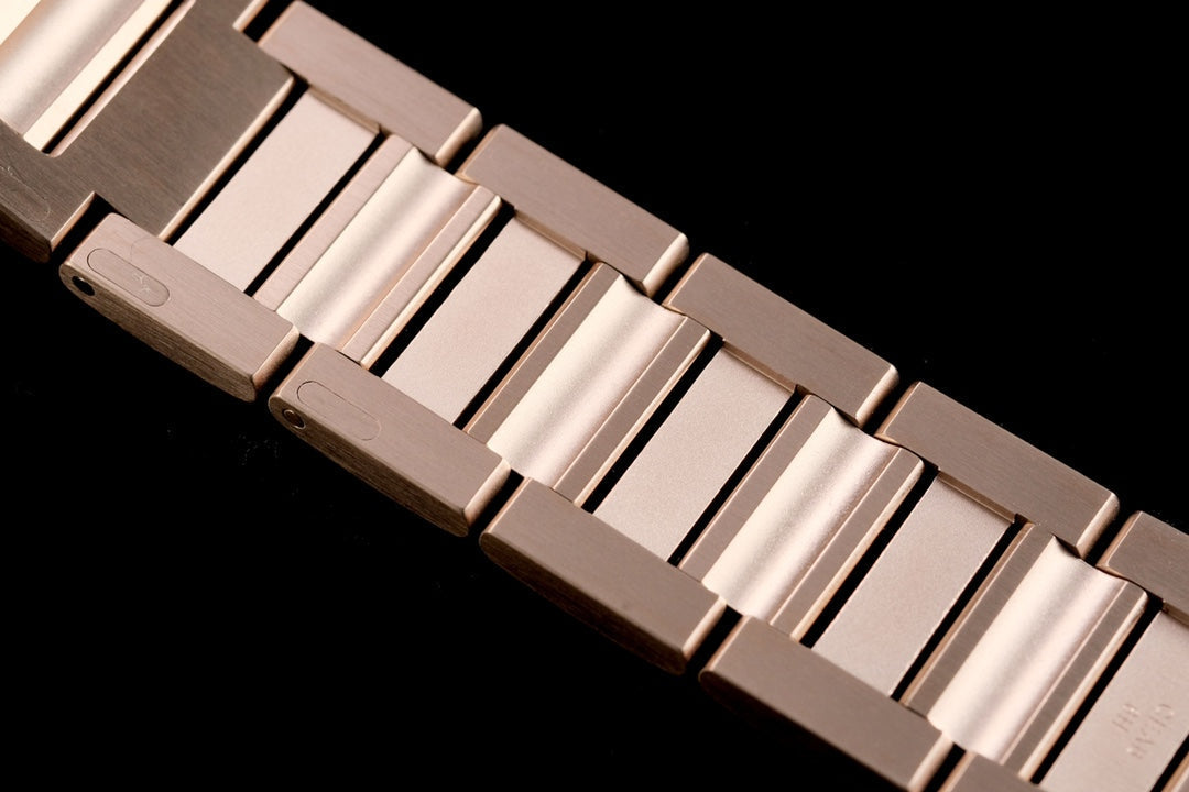 pasha 35mm automatic pink gold white dial