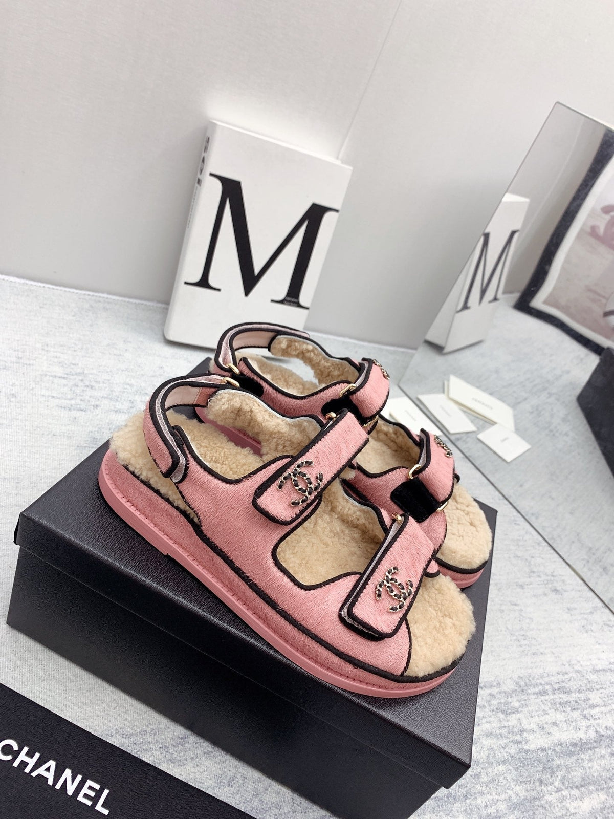 Chanel 2026 Dad Sandals Wool 161805