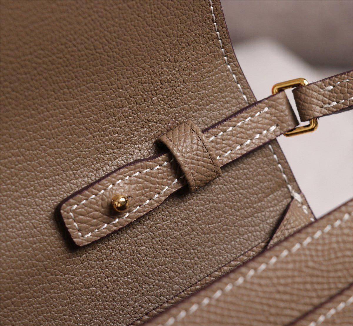 HM CONSTANCE BAGS DAKANG 20.5 CARAMEL EPSOM