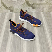 HM FLEX SLIP-ON SNEAKER NAVY WOVEN FABRIC