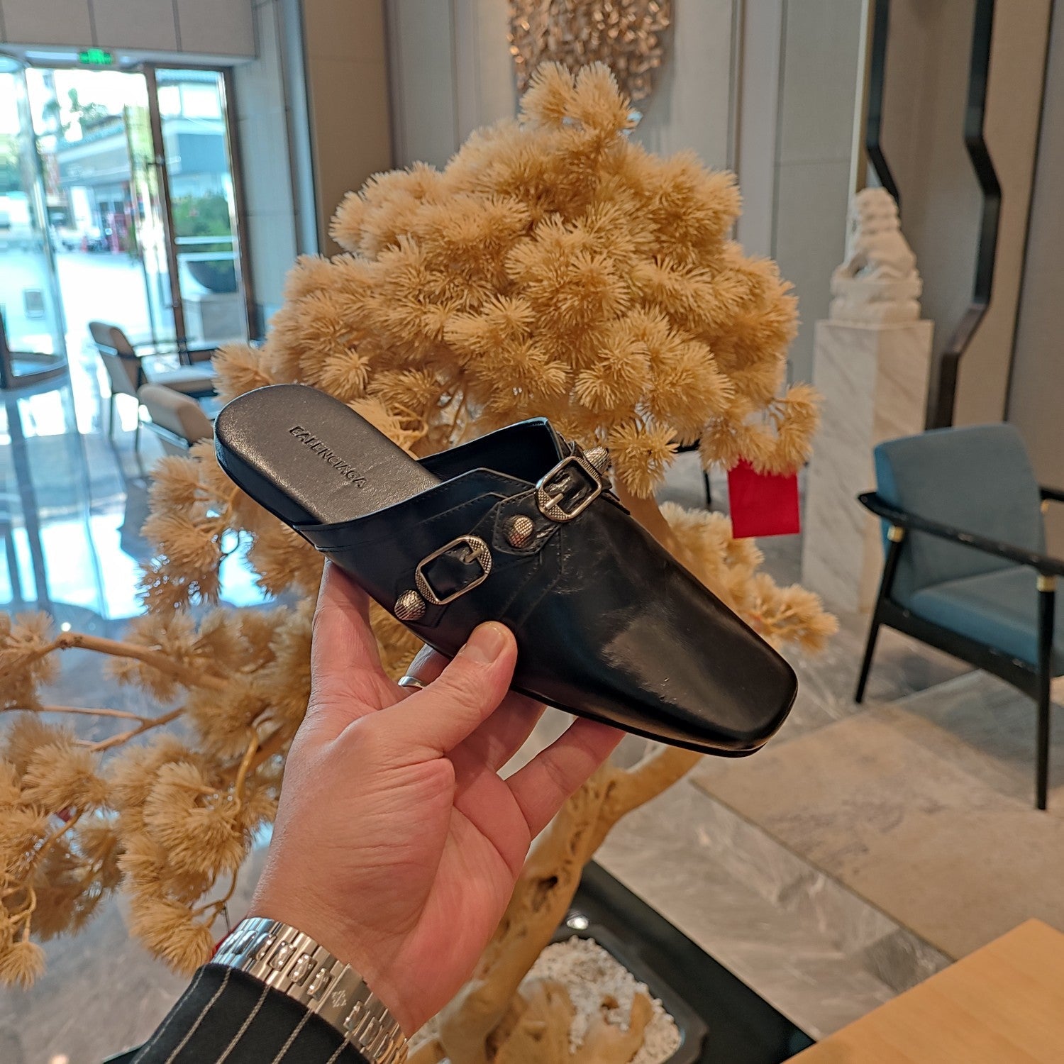 Balenciaga 26s Mules 25 Sheepskin