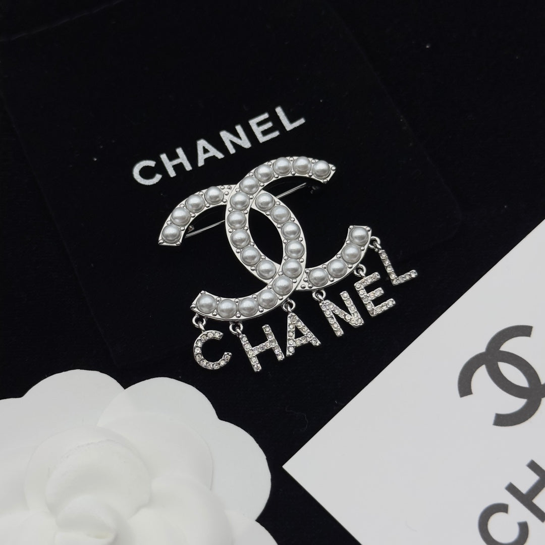 CC Brooch Silver 173218