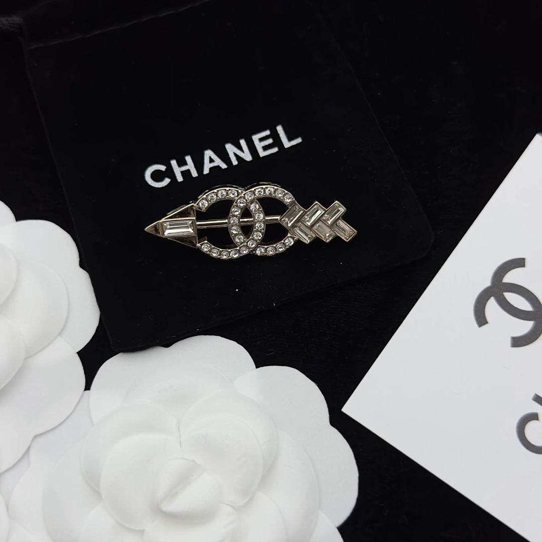 CC Brooch Pink Gold 173332