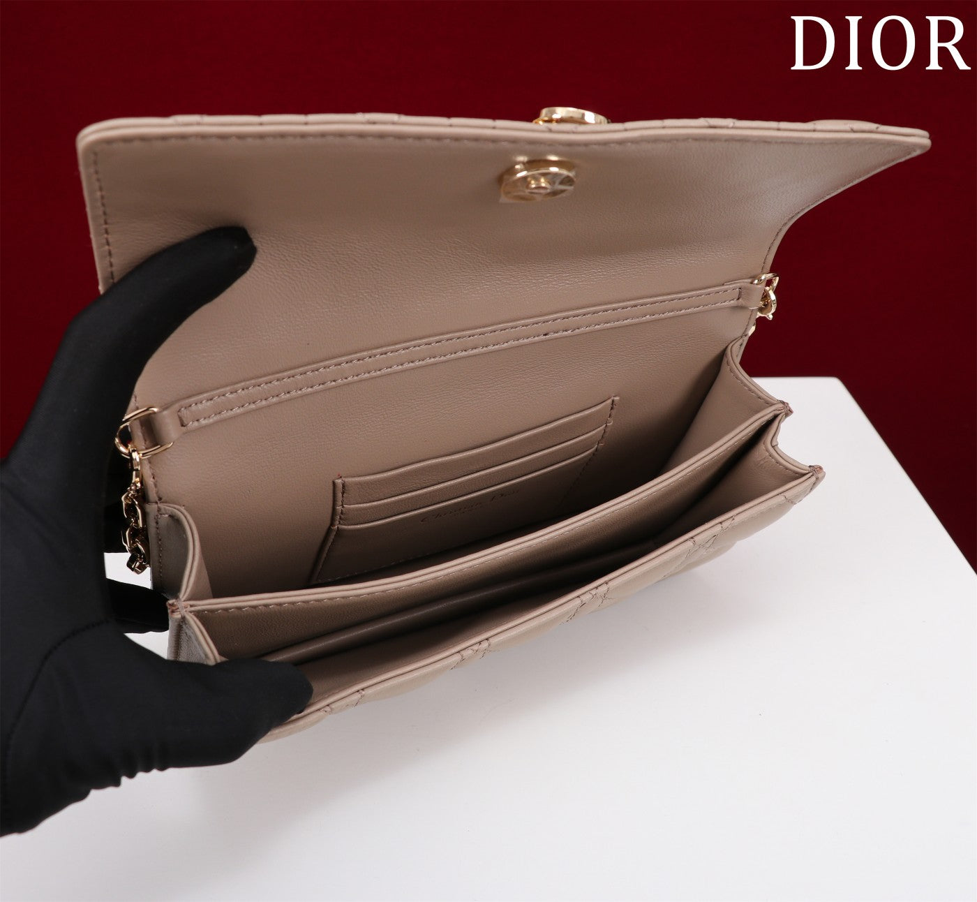 my cd mini 21 sand lambskin