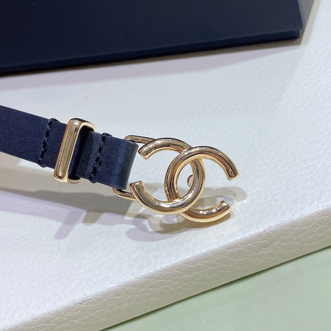 Chanel 2026 Double CC Leather Chain Belt