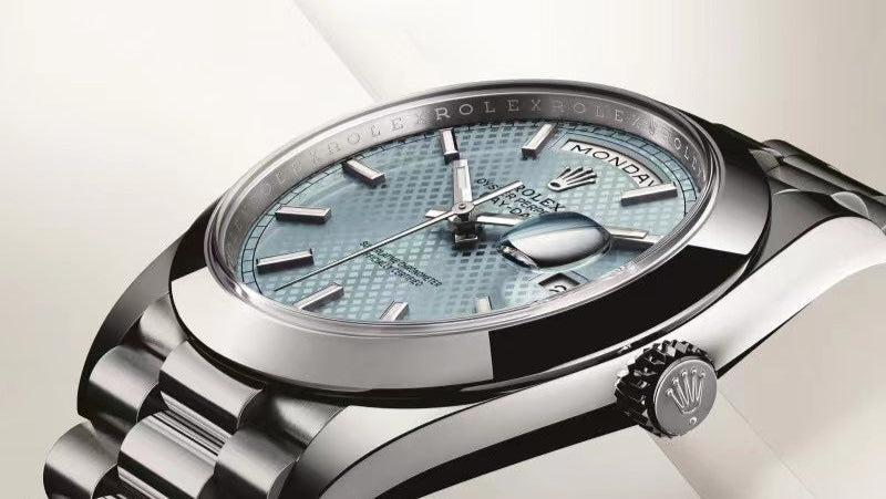 Rolex Datejust 41mm Silver Light Blue Dial