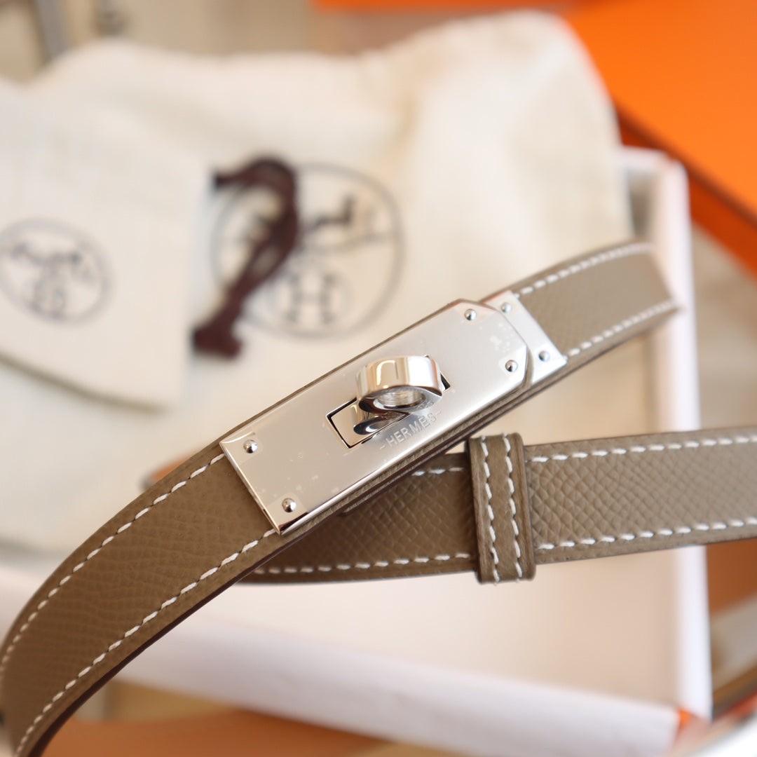 hm kelly belt 18mm etain epsom leather