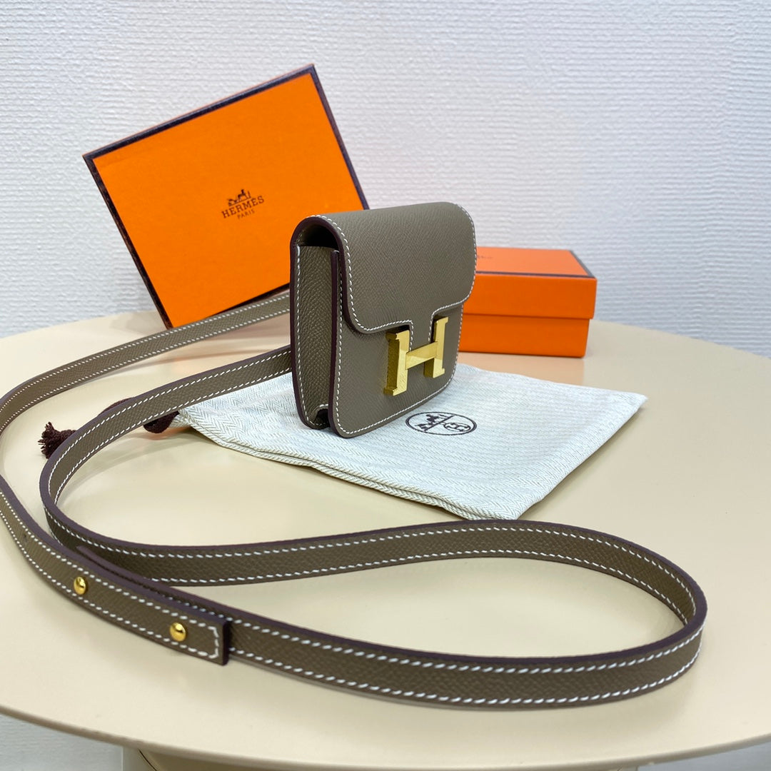 High-end Hermes 2026 Constance Bag 12.5cm Epsom Leather 1