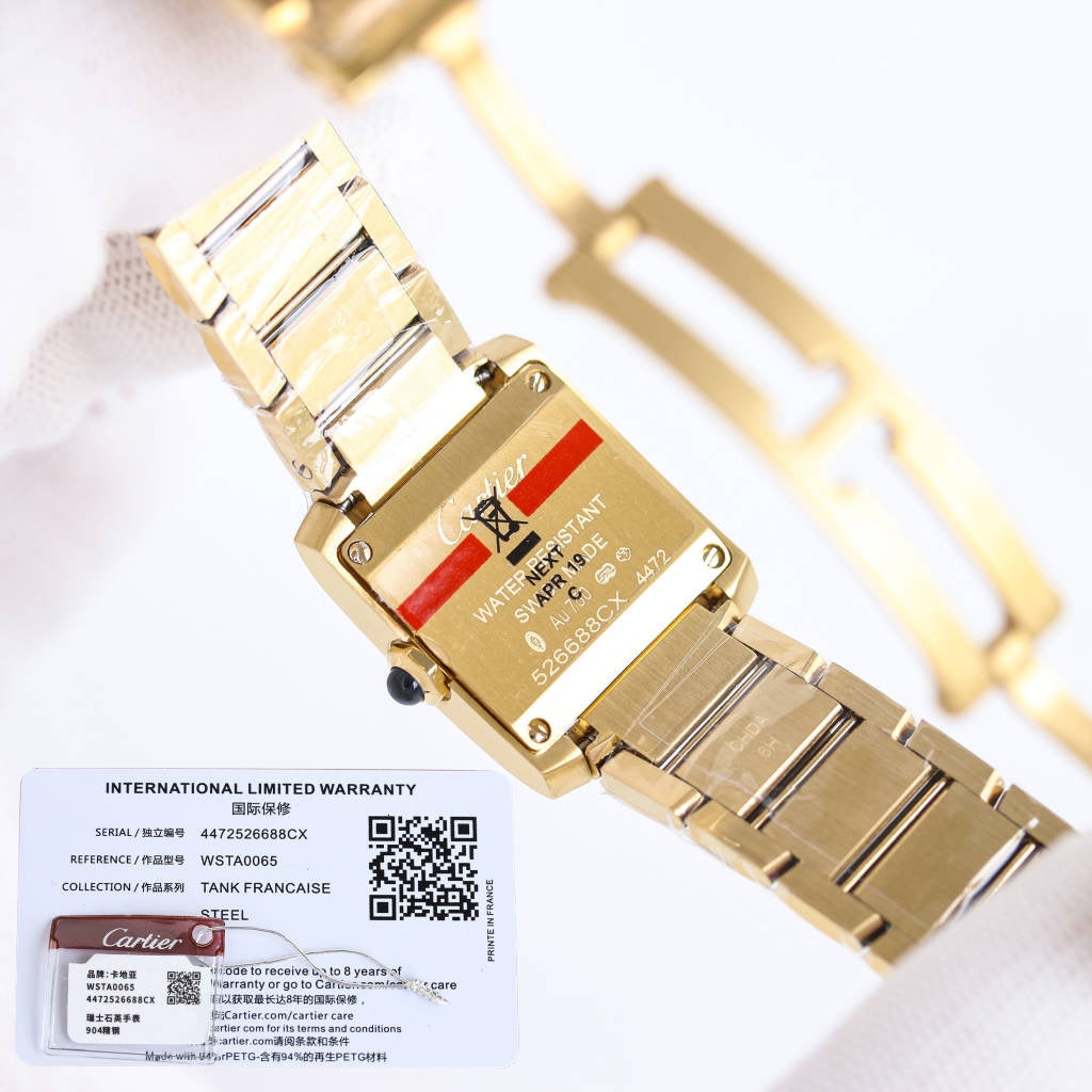 TANK FRANCAISE GOLD GREY DIAL