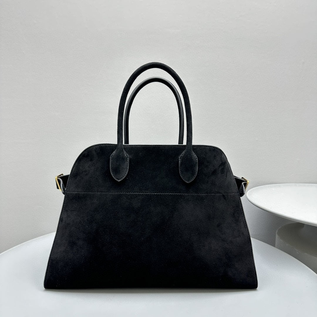 The Row Margaux 15 38cm Tote Bag In Suede