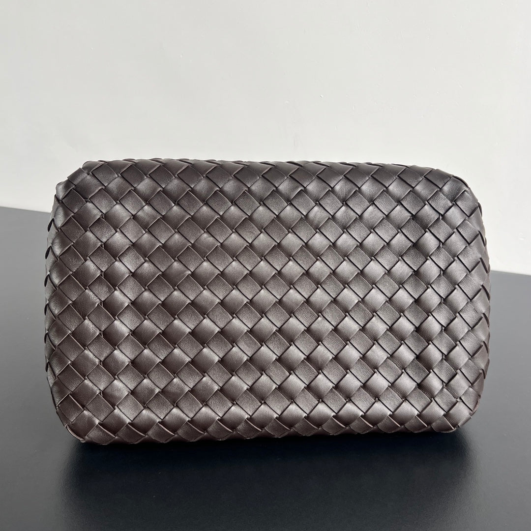 BV Intrecciato 30cm Bag Chocolate Leather 532251