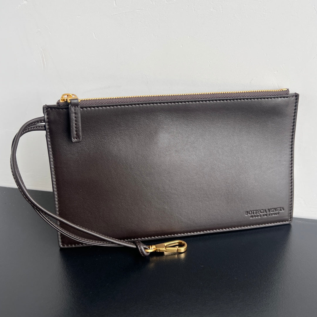 BV Intrecciato 30cm Bag Chocolate Leather 532251