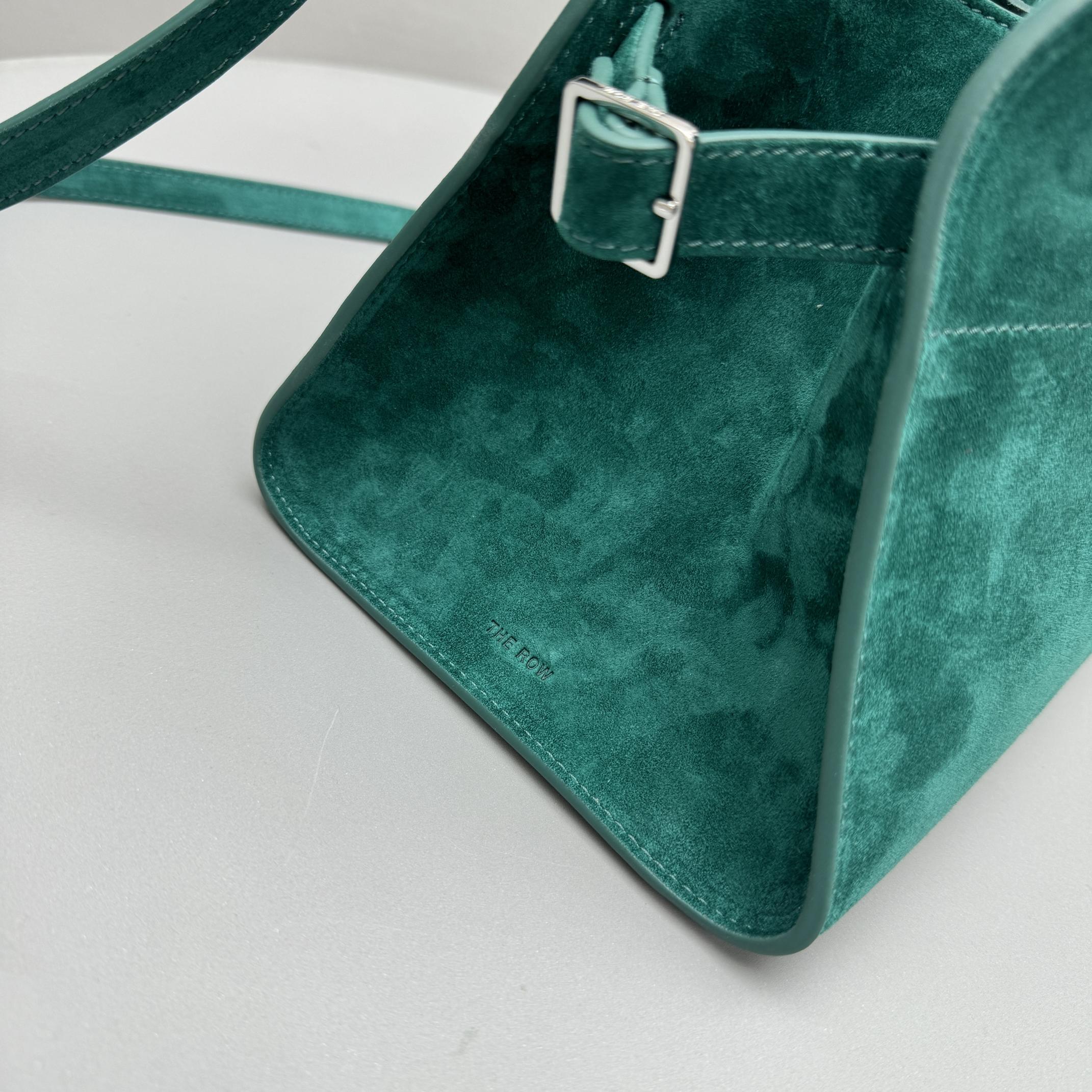 The Row Margaux 10 26cm Tote Bag In Suede